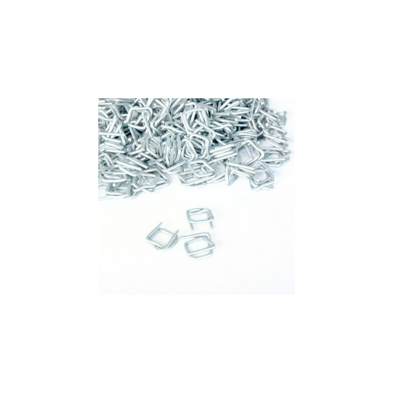 Zapinki druciane do taśmy spinającej 13mm - 1000 sztuk