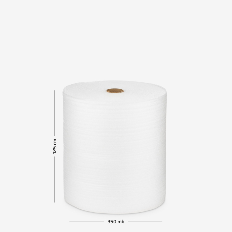 Pianka polietylenowa PE 1,5mm x 1,25m 350mb w rolce