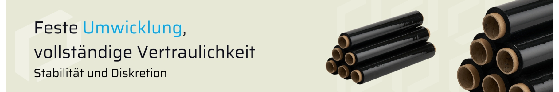 Schwarze Stretch-Folie – PakujTo.de | Sicher versenden!
