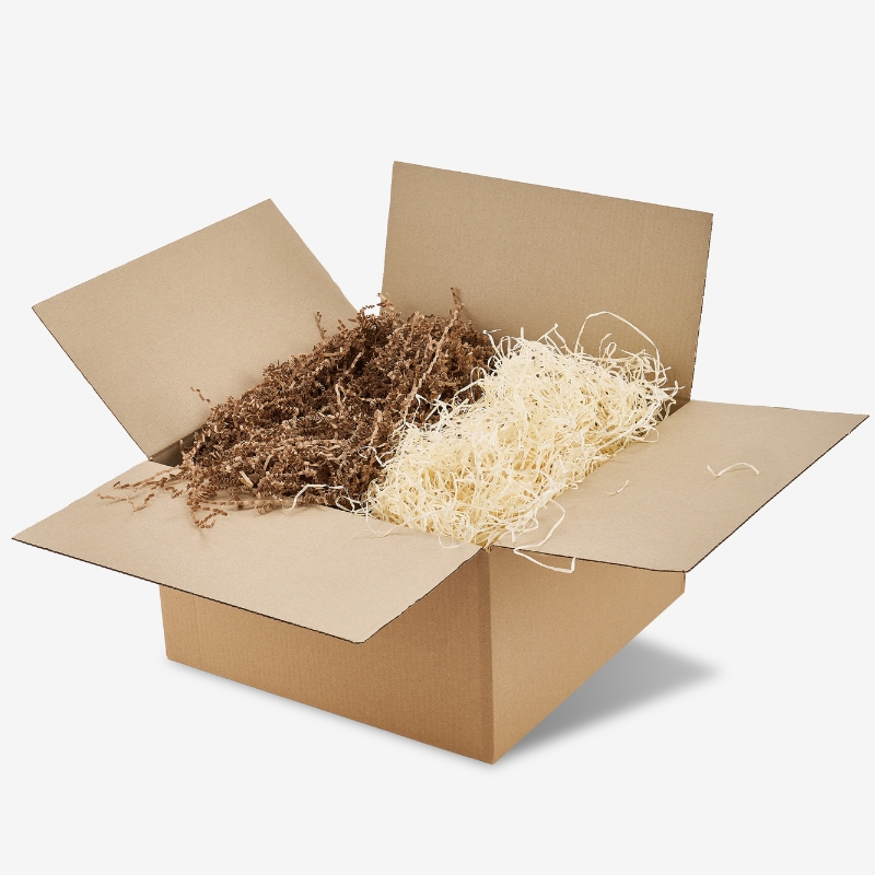 weiße Füllchips für Pakete